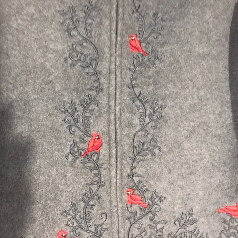 Color gray medium petite size sweater